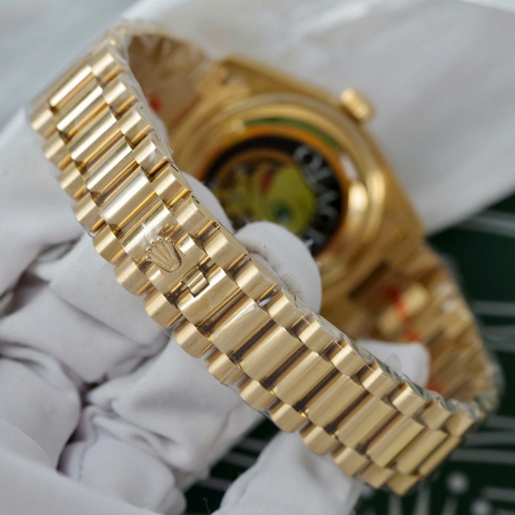 Đồng Hồ Rolex Day-Date M128238 Replica 11 Màu Vàng Trọng Lượng 159 Gram Xưởng QF 36mm (2)