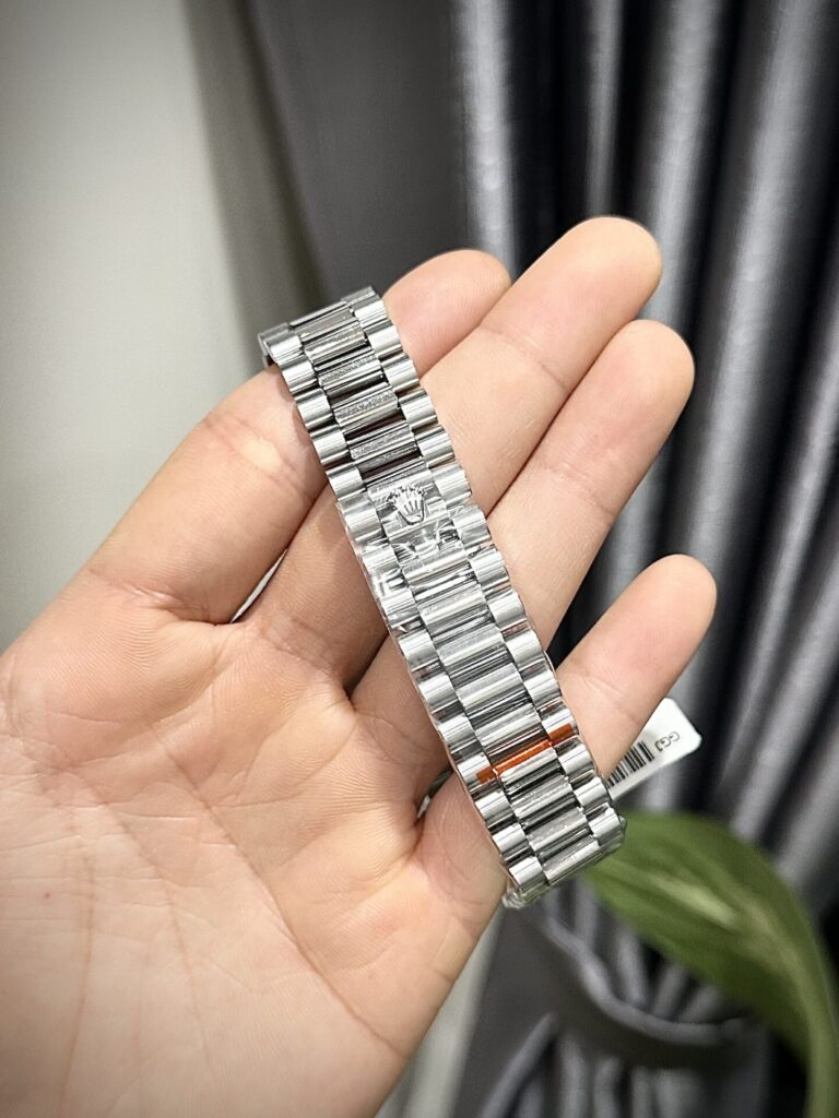 Đồng Hồ Rolex Day-Date Mặt Xanh Băng Cọc Số Arabic Nhà Máy GM 40mm