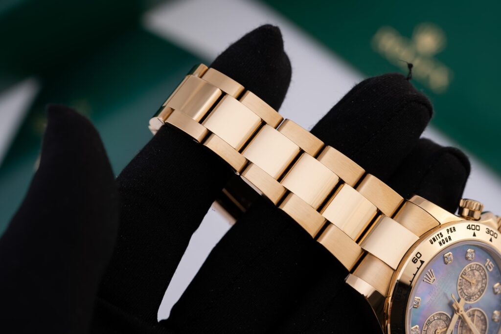 Đồng Hồ Rolex Daytona 116508 Mặt Xà Cừ Xanh Nhà Máy Clean 40mm (4)