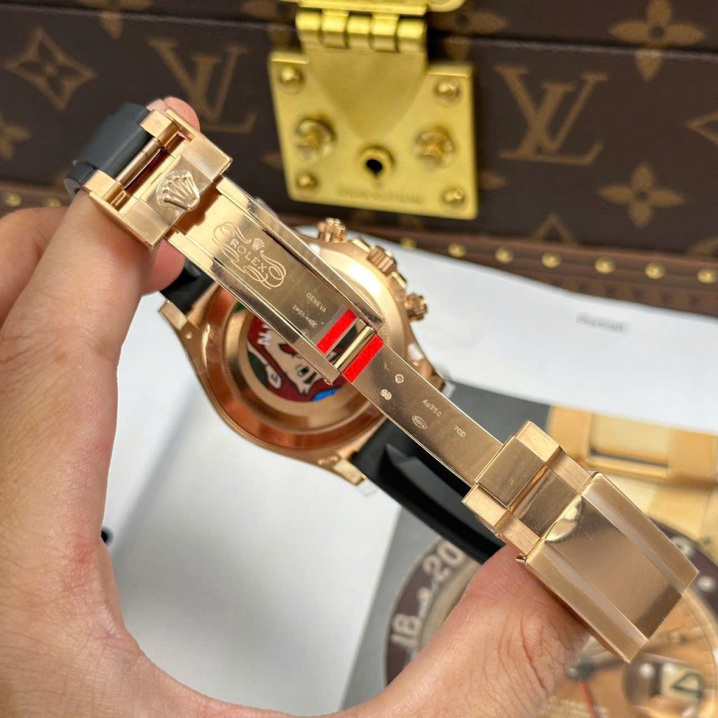 Đồng Hồ Rolex Daytona 116515LN Replica 11 Mặt Số Chocolate Cọc Số Học Trò Xưởng Clean 40mm (2)