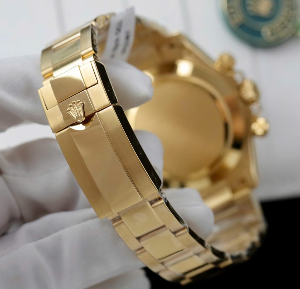 Đồng Hồ Rolex Daytona 126598TRU Chế Tác Bọc Vàng Thật + Ruby + Kim Cương Moissanite 40mm (2)