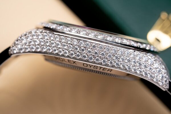 Rolex Watch With Moissanite Diamond Hong Kong 41mm - Image 7