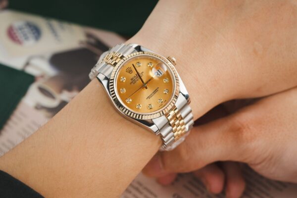 Rolex Watches Date Just 126233 Gold Wrapped Champagne Dial 36mm - Image 9