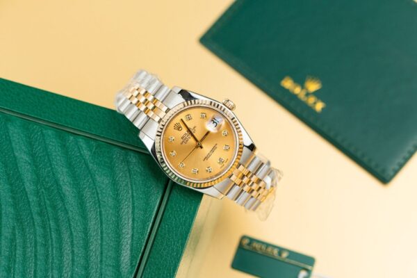 Rolex Watches Date Just 126233 Gold Wrapped Champagne Dial 36mm
