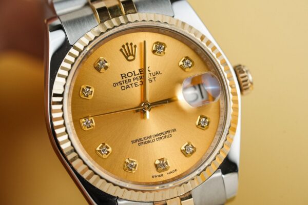 Rolex Watches Date Just 126233 Gold Wrapped Champagne Dial 36mm - Image 4