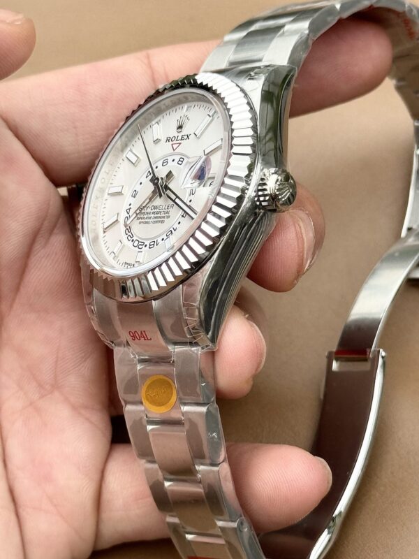 Rolex Watch Sky Dweller 326934 White Dial Metal Wire 42mm - Image 5