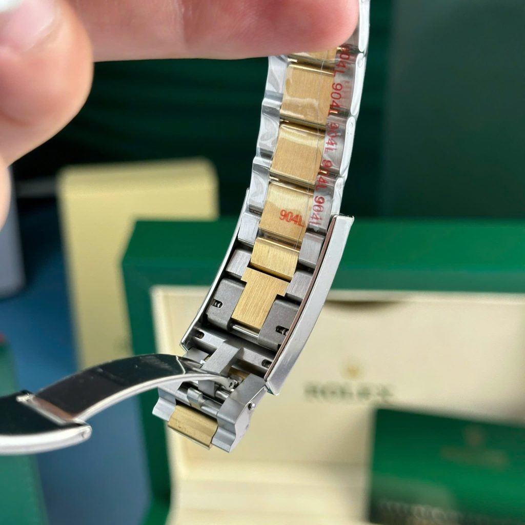 Đồng Hồ Rolex Sea-Dweller 126603 Replica 11 Màu Demi Vàng Mặt Đen Xưởng VS 43mm (2)