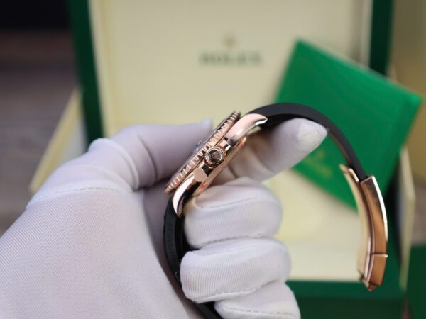 Rolex Yacht Gold Wrapped With Moissanite Baguette Diamond 40mm - Image 9