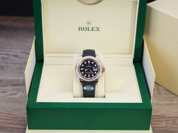 Rolex Yacht Gold Wrapped With Moissanite Baguette Diamond 40mm
