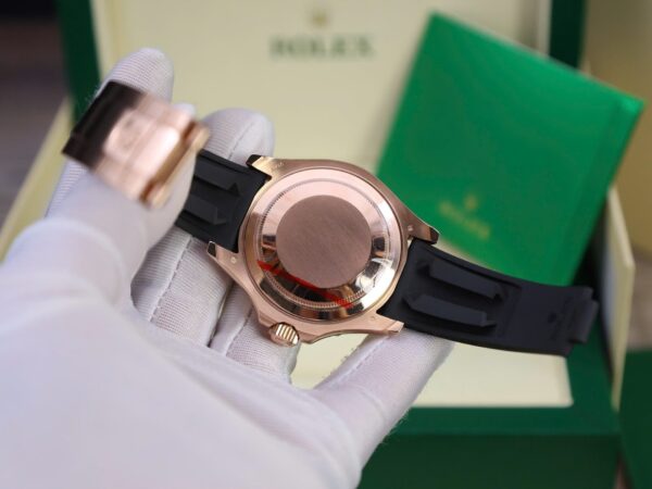 Rolex Yacht Gold Wrapped With Moissanite Baguette Diamond 40mm - Image 10