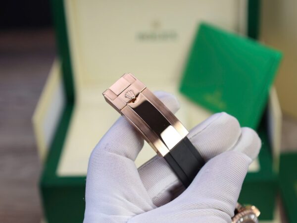 Rolex Yacht Gold Wrapped With Moissanite Baguette Diamond 40mm - Image 11