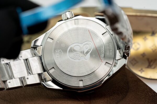 Tag Heuer Watch Aquaracer Green Dial Metal Wire 43mm - Image 6
