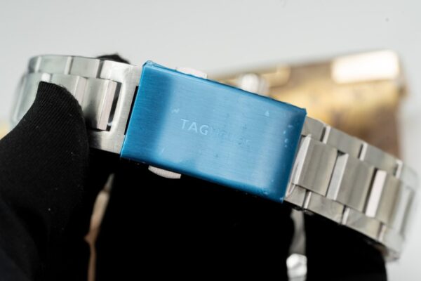 Tag Heuer Watch Aquaracer Green Dial Metal Wire 43mm - Image 7
