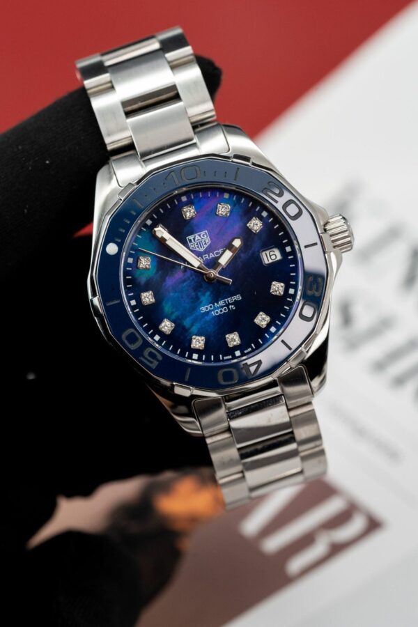 Tag Heuer Watch WAY131L.BA0748 Mother Of Pearl Dial Blue 43mm - Image 4