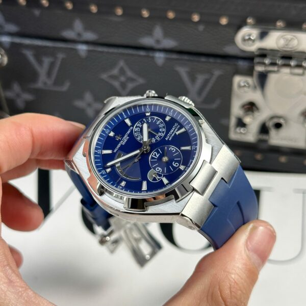 Vacheron Constantin Watch Overseas Dual Time 47450 Blue 42mm - Image 6