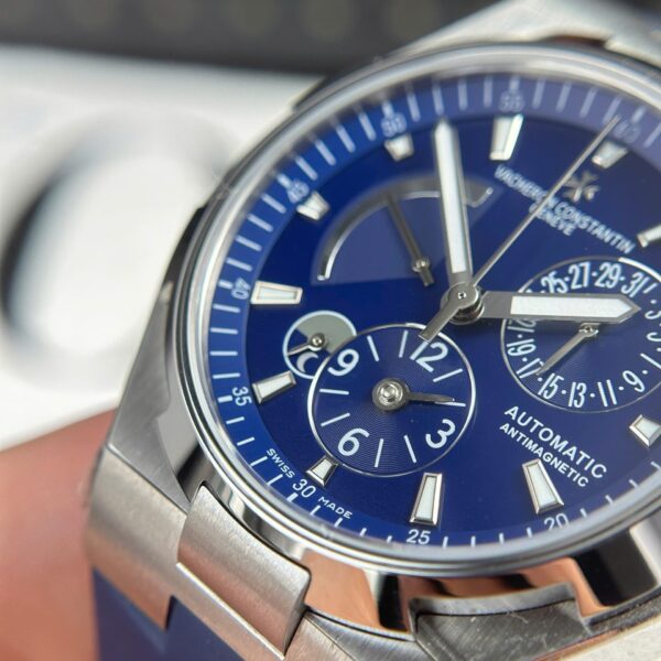 Vacheron Constantin Watch Overseas Dual Time 47450 Blue 42mm - Image 5