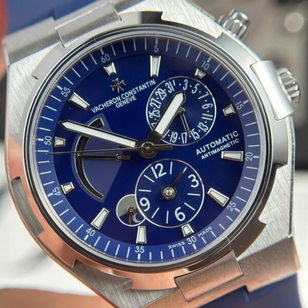 Vacheron Constantin Watch Overseas Dual Time 47450 Blue 42mm - Image 4