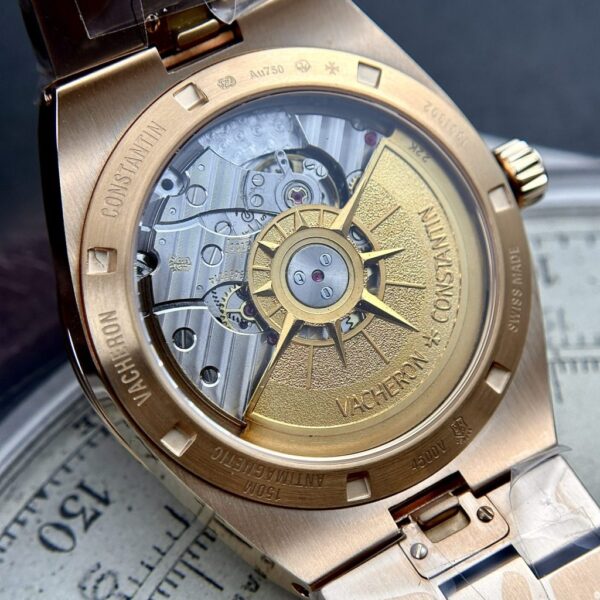 Vacheron Constantin Watch Overseas 4500V Rose Gold Blue Dial 41mm - Image 6