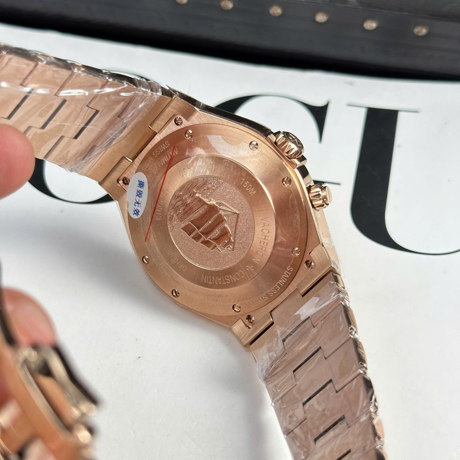 Vacheron Constantin Watch Overseas Dual Time 47450 White Dial 42mm - Image 10