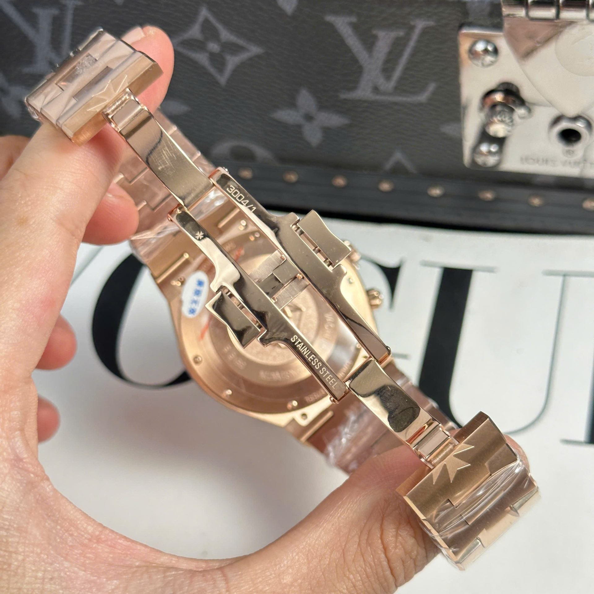 Vacheron Constantin Watch Overseas Dual Time 47450 White Dial 42mm - Image 11