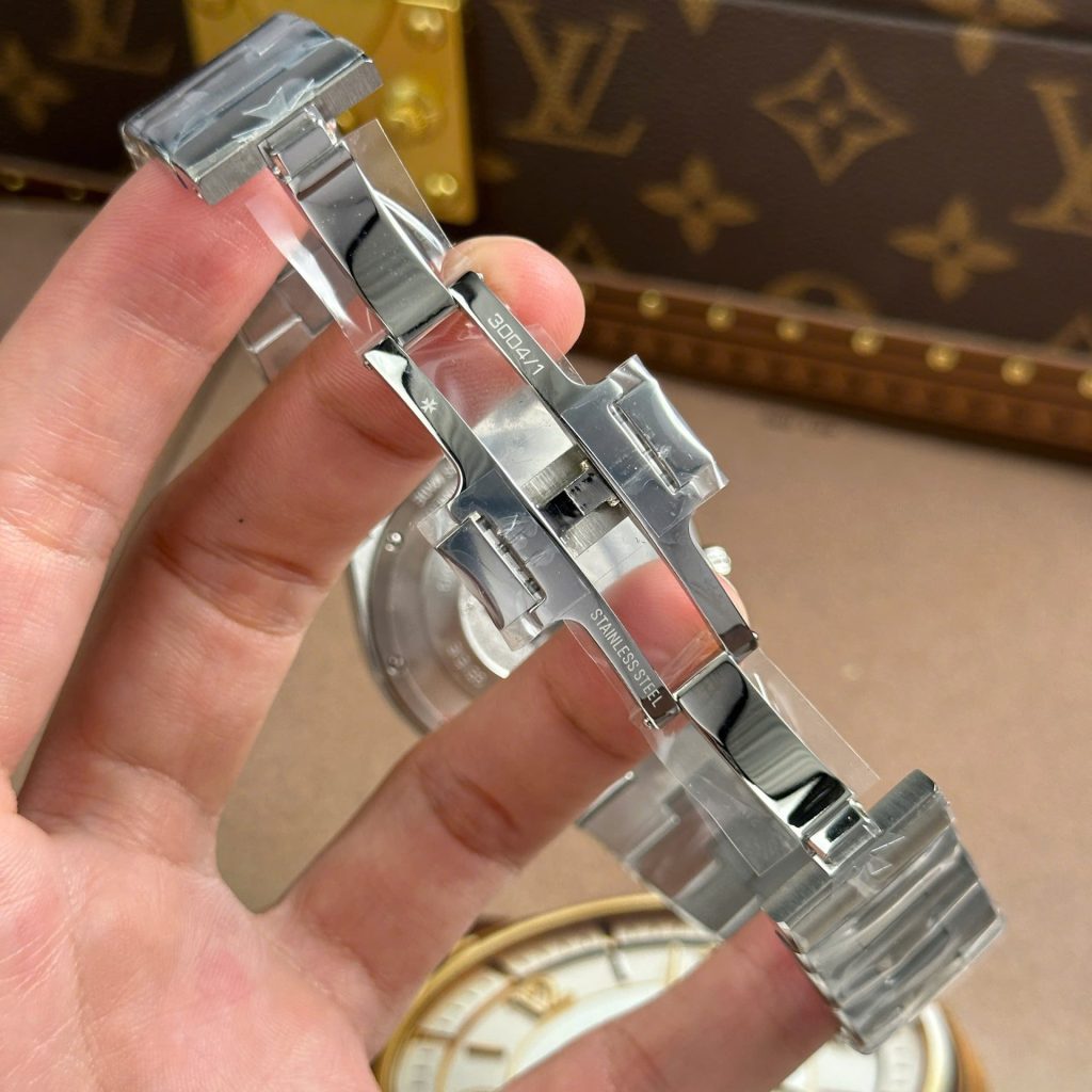 Đồng Hồ Vacheron Constantin Replica 11 Overseas Dual Time 47450 Mặt Đen Xưởng 9F 42mm (2)