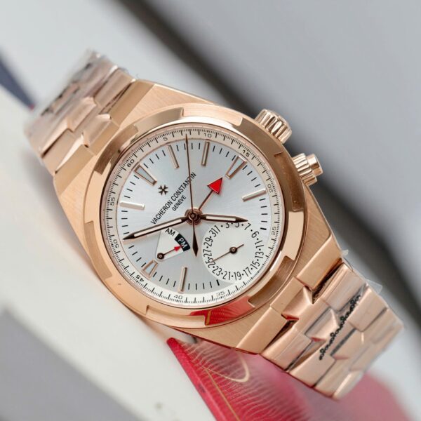 Vacheron Constantin Watch Dual Time 7920V White Dial 41mm - Image 3