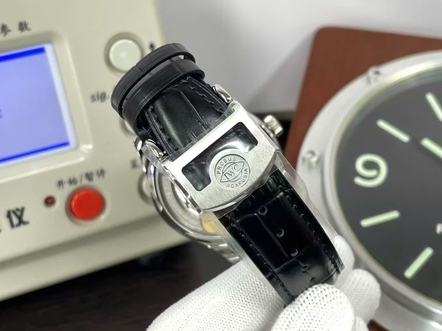 IWC Schaffhausen Watch Portugieser Automatic 5007 Blue Dial Men’s 42mm - Image 8