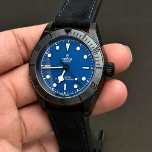 Tudor Black Bay Black Ceramic M79210CNU  Watch Blue Dial 41mm