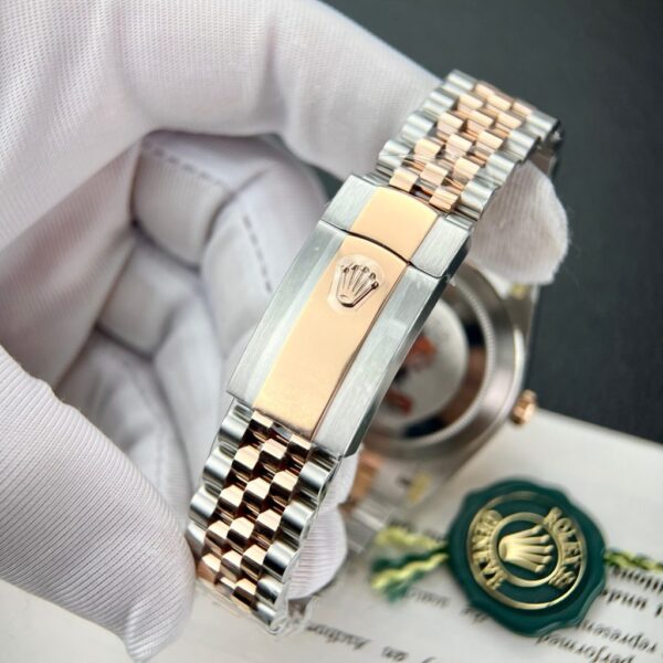 Rolex Watches Date Just 126331 Demi Rose White Dial 41mm - Image 8