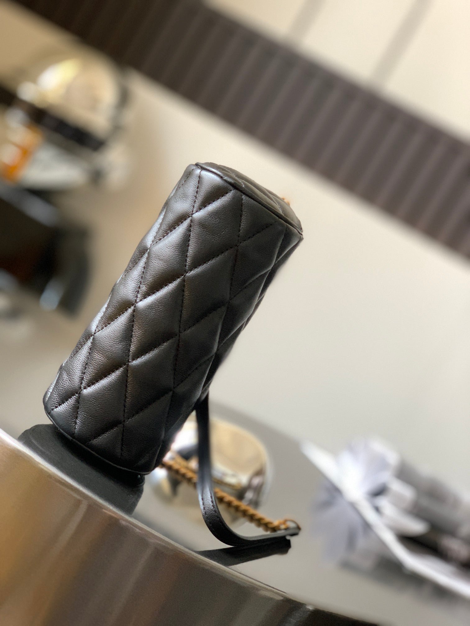 Saint Laurent Sade Mini Tube Bag For Women 20cm Black YSL 699703AAAJU1000 - Image 6