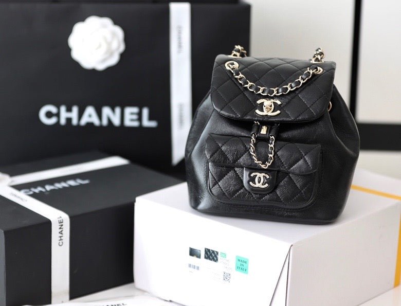 Chanel Backpack 18cm Black - Image 2