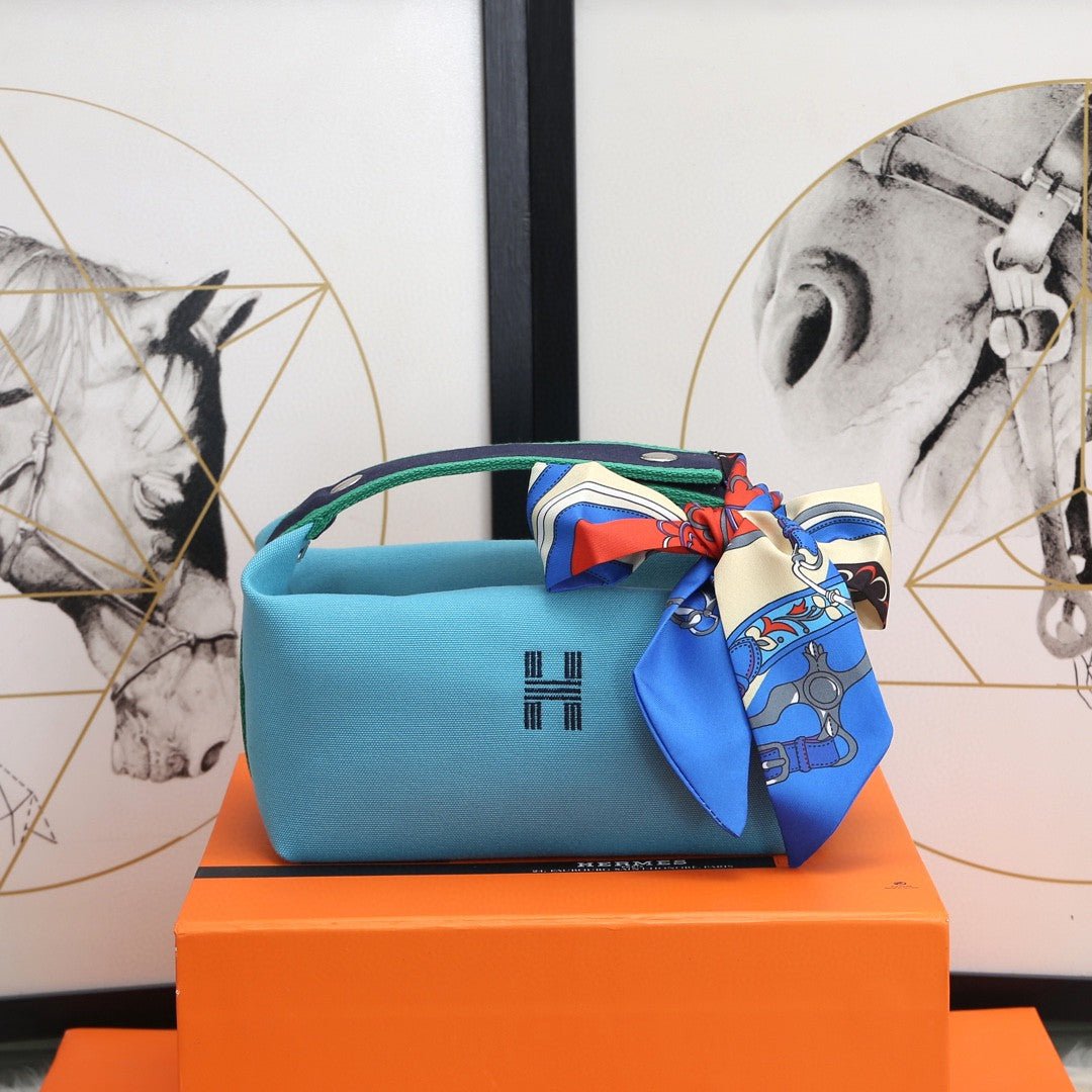 Hermes Bride A Brac Case Light Blue Bag For Women, Women’s Handbags, Shoulder Bags 9.8in/25cm