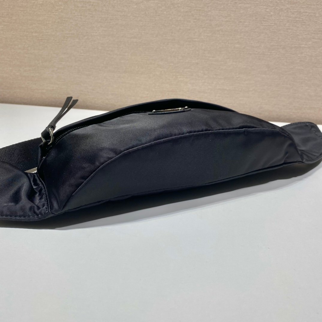 Prada Re-Nylon And Saffiano Belt Bag Black For Women, Women's Bags 10.2in/26cm - Image 5