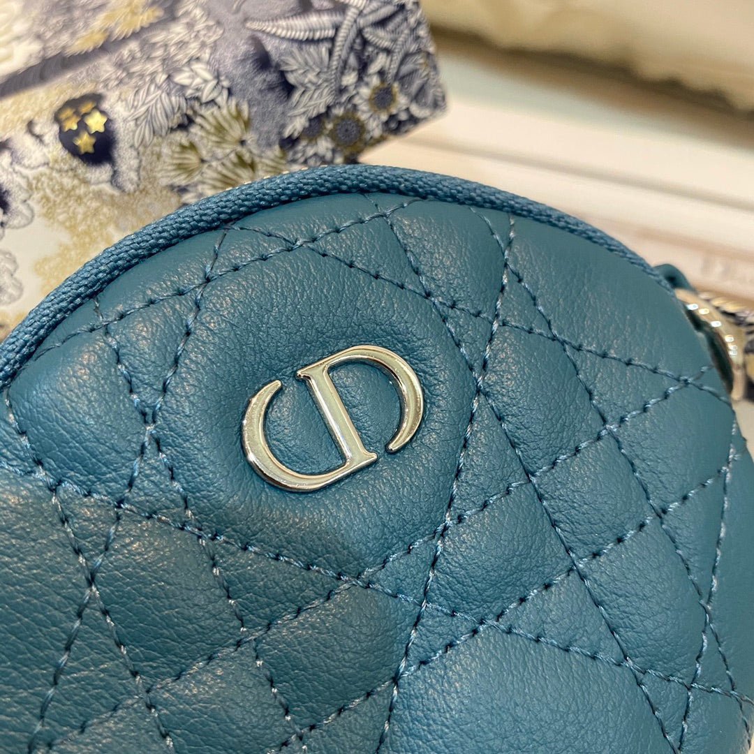 Christian Dior Blue Clutch 9cm - Image 4