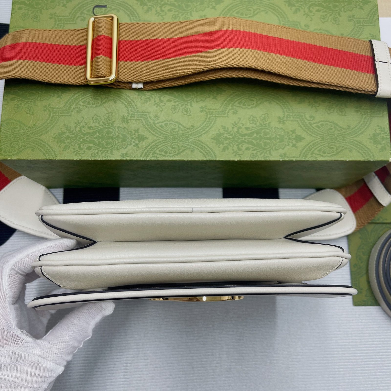 Gucci Blondie Mini Bag White For Women, Women's Bags 8.7in/22cm - Image 9