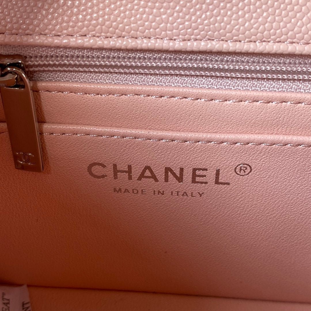 Chanel Mini Classic Flapbag 20cm Pink - Image 8