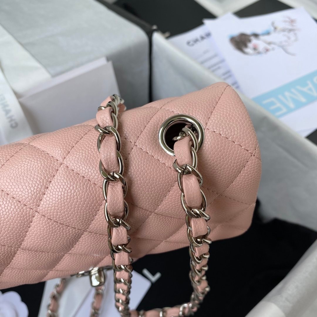 Chanel Mini Classic Flapbag 20cm Pink - Image 7