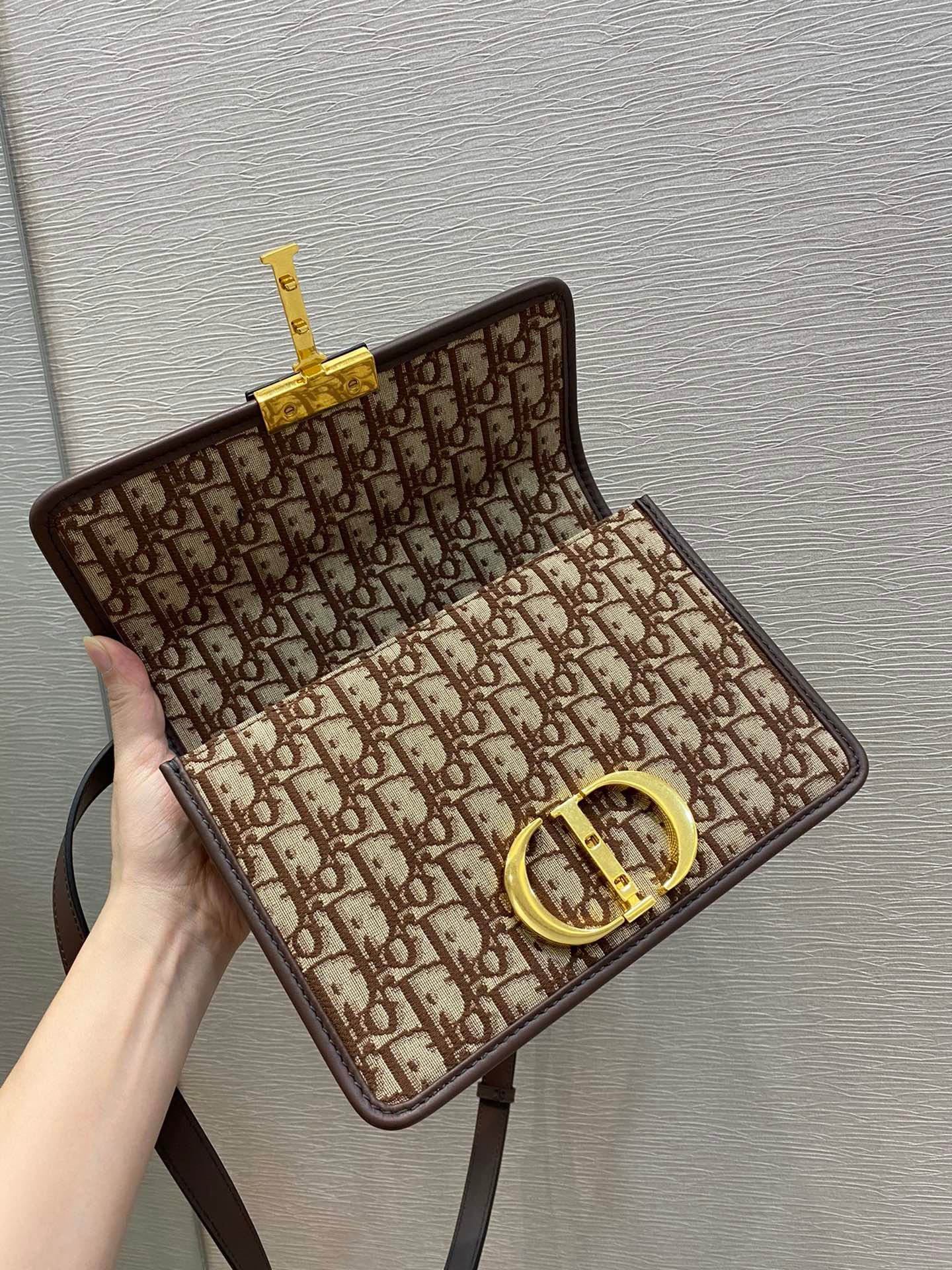 Christian Dior Brown Crossbody Bag 24cm - Image 3