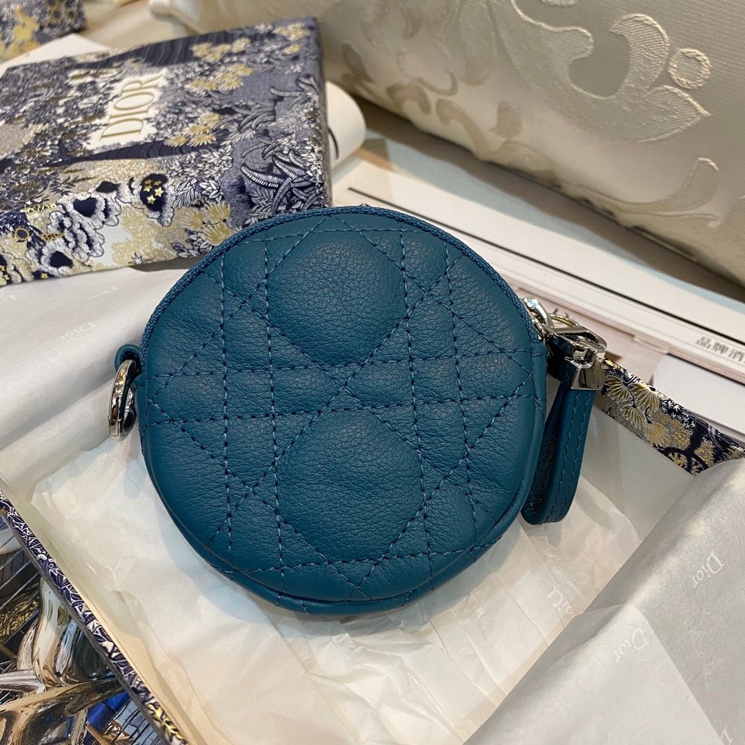 Christian Dior Blue Clutch 9cm - Image 5