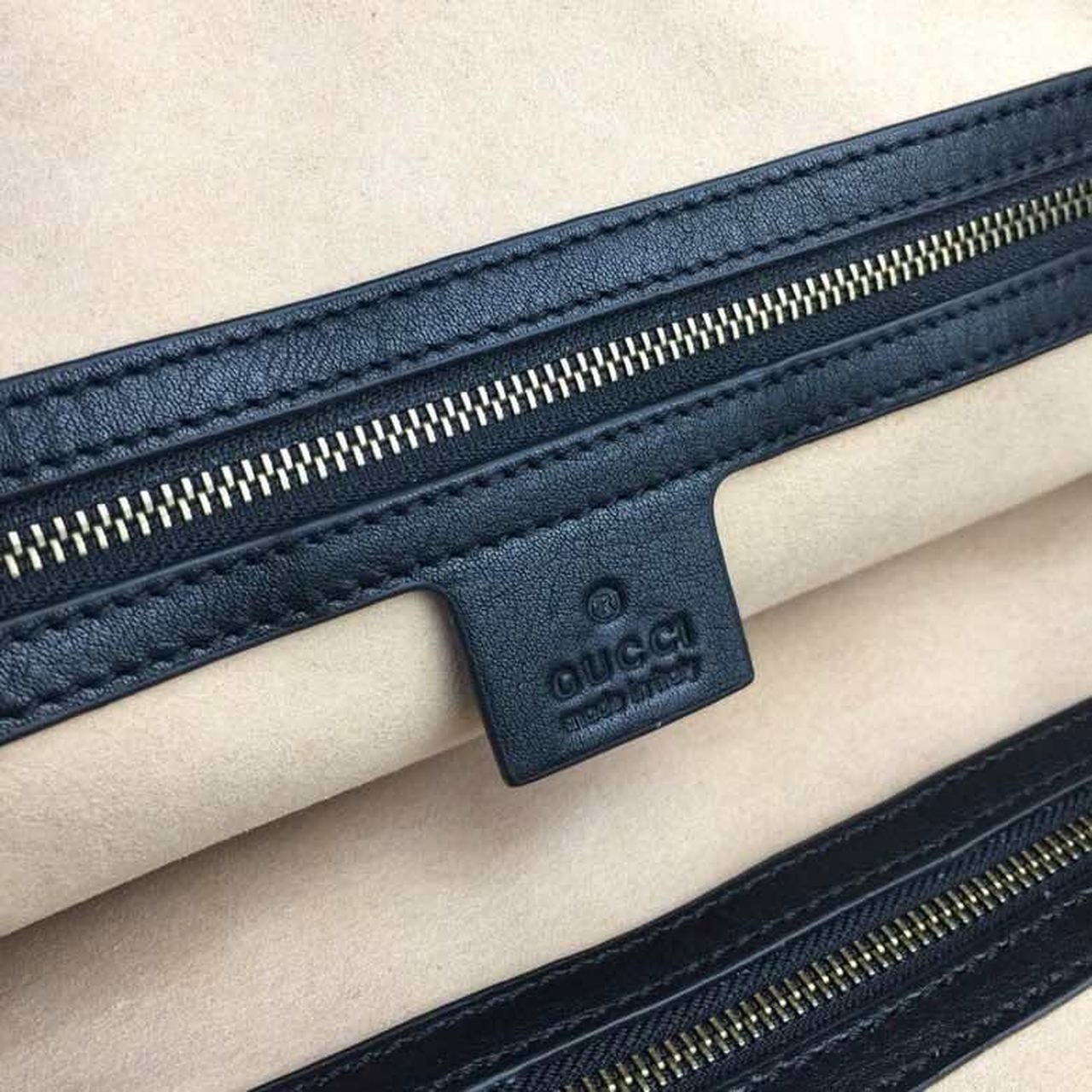 Gucci Re(Belle) Large Top Handle Bag Black For Women 15.75in/40cm GG - Image 7