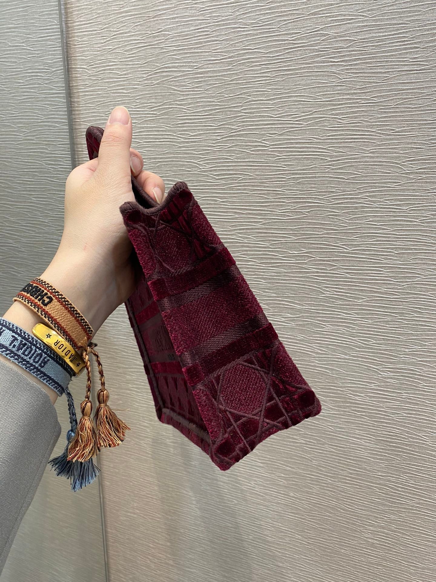 Christian Dior Red Mini Handle Bag 23cm - Image 2