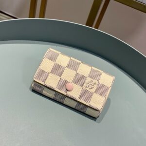 Louis Vuitton 6 Key Holder Damier 10cm Cream