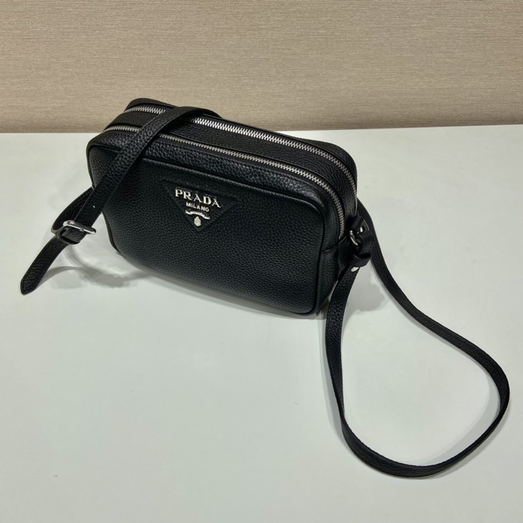 Prada Bag With Shoulder Strap Black For Women, Women's Bags 8.6in/22cm - Image 4