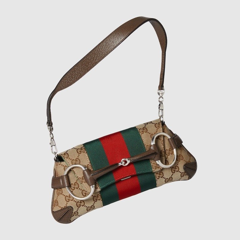 Gucci Horsebit Chain Small Shoulder Bag For Women 764339 FACM2 8747 - 26.9 Cm/ 10.6 Inches