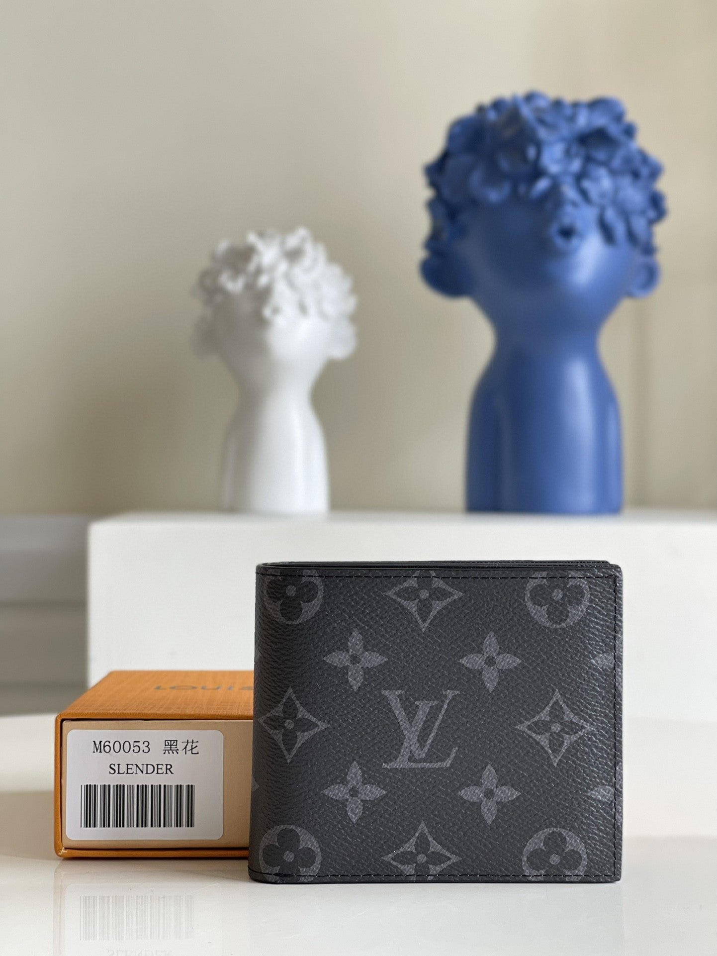 Louis Vuitton Amerigo Wallet 12cm Black