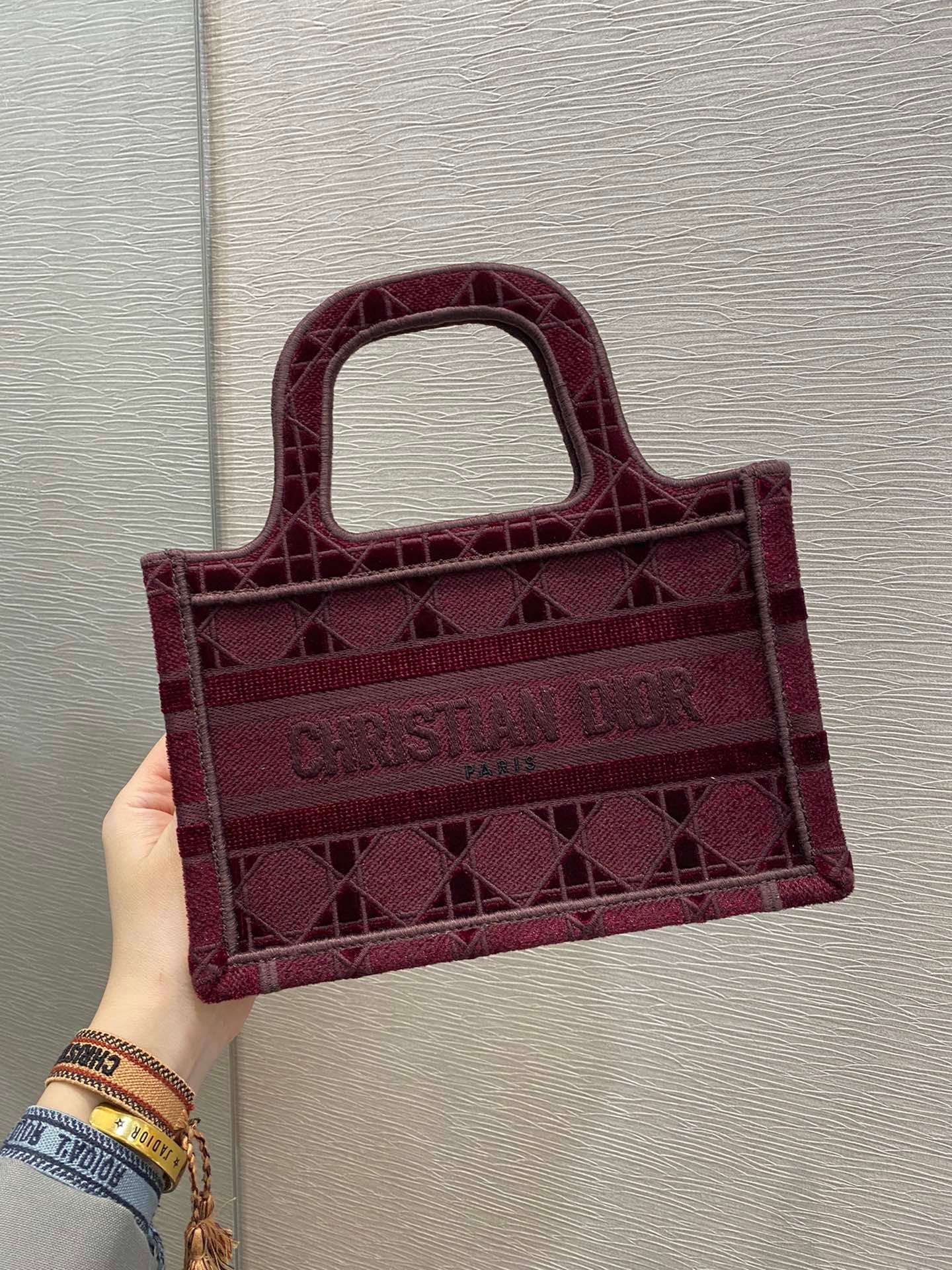 Christian Dior Red Mini Handle Bag 23cm - Image 4