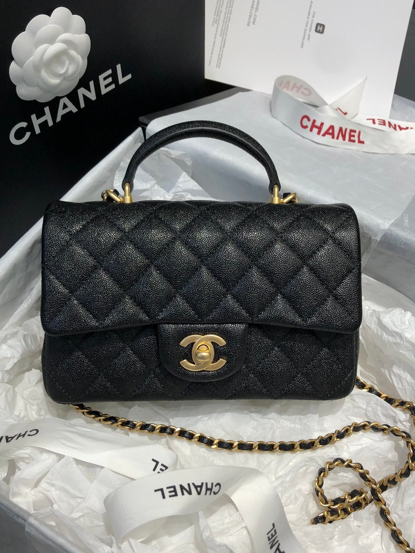 Chanel Classic Flap Bag 20cm Black