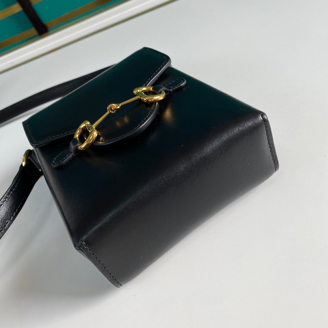 Gucci Horsebit 1955 Mini Black Bag 17cm - Image 5