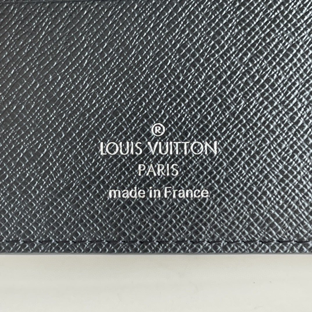 Louis Vuitton Amerigo Wallet 12cm Black - Image 6
