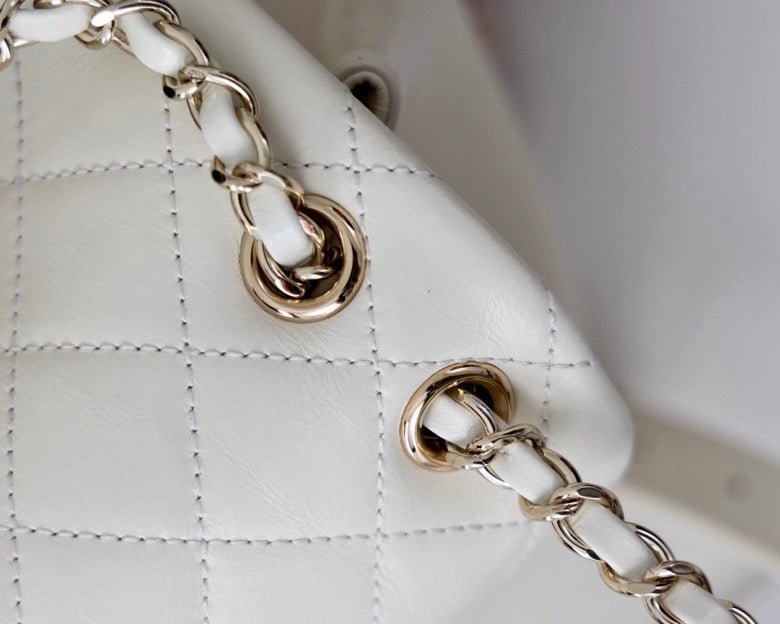 Chanel Backpack 18cm White - Image 5
